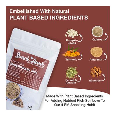 Snack Amor Chatpata Supergrain Mix 100 gm - Nutritional Bars