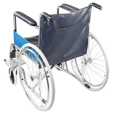 Entros Wheelchair - Chrome (EHS-809 SC) - Wheelchairs & Walking Sticks