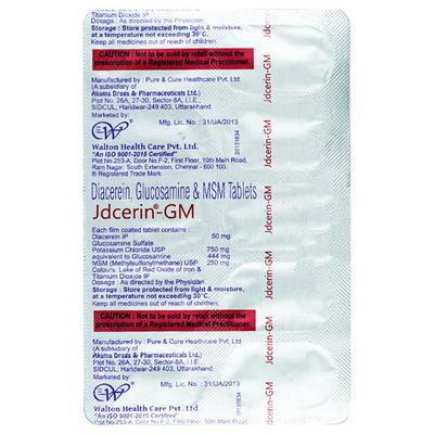 JDCERIN GM Tablet 10's - Arthritis-Oth