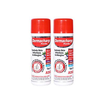 Aimil Dermacharge Talc Free Dusting Powder (Pack of 2 x 100 gm) - Speciality Medicines