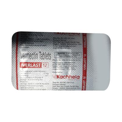 IVERLAST 12 Tablet 1's - Parasitic Worms-Ant