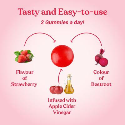 Kapiva Apple Cider Vinegar Gummies 60's - Health Products