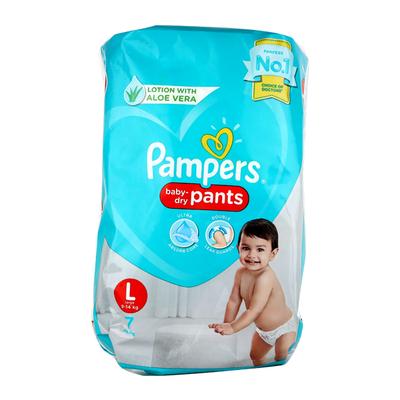 Pampers Baby Dry Pants (L) 7's - Diapers & Wipes