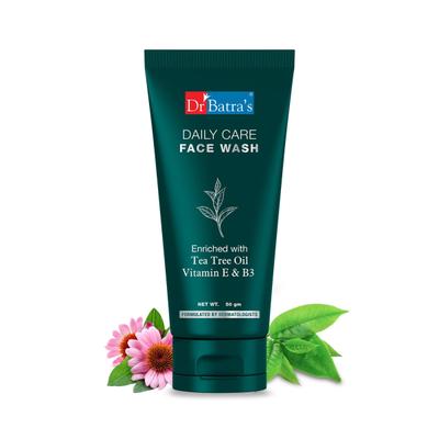 Dr. Batra's Daily Care Face Wash - Tea Tree Oil 50 gm - Face Wash & Cleansers
