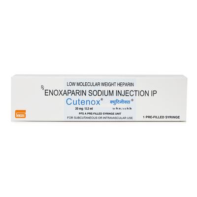Cutenox 20mg Injection 0.2ml - Blood Clot-Ant