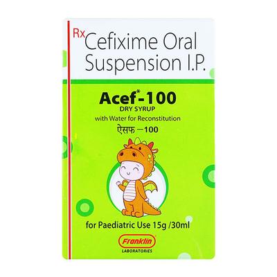 ACEF 100 Dry Syrup 30ml - Bacterial Infections-Cep