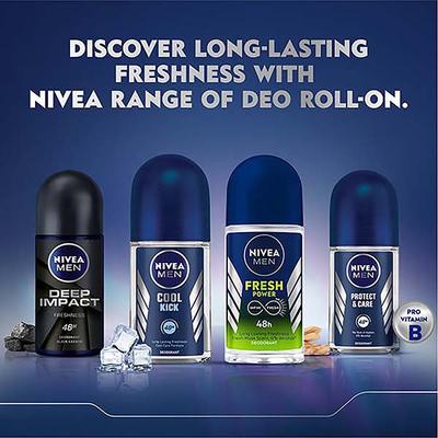 Nivea Men Roll On Deodorant - Fresh Active 50 ml - Men Deodorants/Roll-Ons