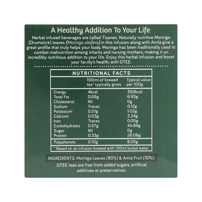 GTEE Moringa + Amla Tea Bags 10's - Teas