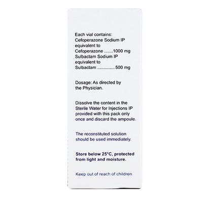 3 Cef Novo 1000/500mg Injection 1'S - Bacterial Infections-Cep