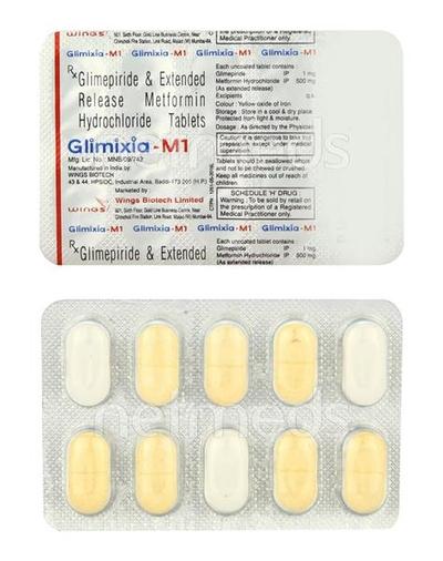 Glimixia M1 Tablet 10'S - Diabetes-Ant