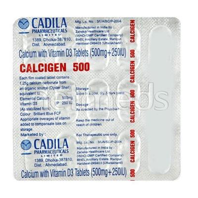 Calcigen Tablet 15'S - Supplements-Cal