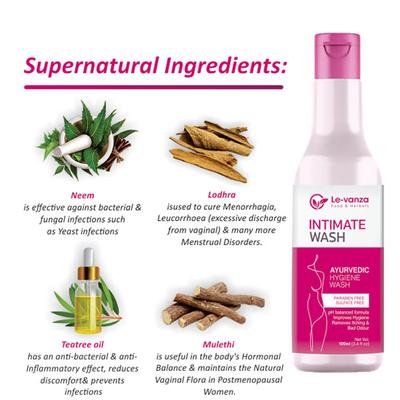 Le-Vanza Intimate Wash (Pack of 3 x 100 ml) - Intimate Care