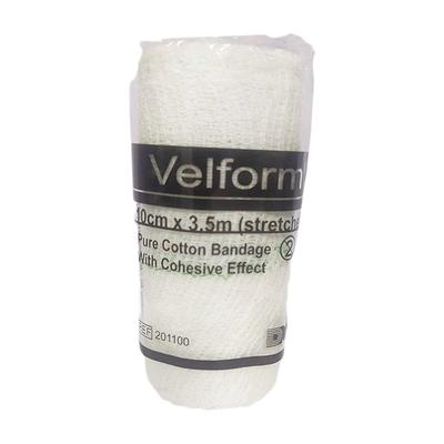 Velform Cotton Bandage (201100) (10 cm x 3.5 mtr) 1's - Bandages & Dressings