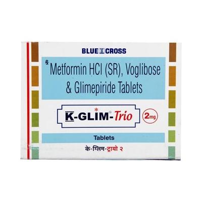 K Glim Trio 2mg Tablet 10'S - Diabetes-Ant