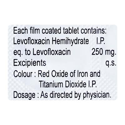 LEVOFIN 250 Tablet 10's - Bacterial Infections-Qui