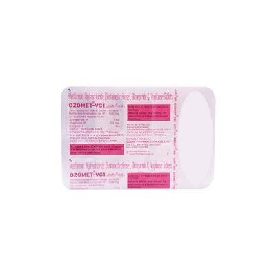 Ozomet Vg1 Tablet 10'S - Diabetes-Ant