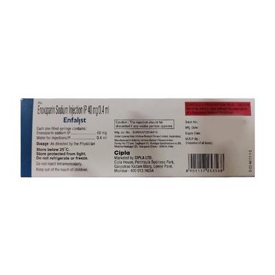 ENFALIST 40mg Injection 0.4ml - Blood Clot-Ant