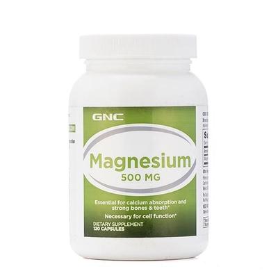 GNC Magnesium 500 mg Capsules 120's - Calcium And Minerals