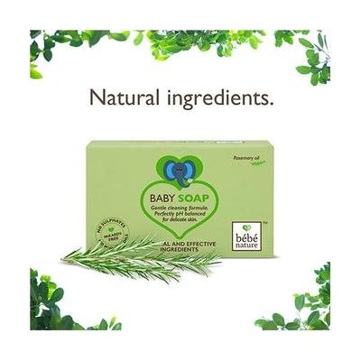Bebe Nature Natural Baby Soap( Rosemary Oil) 100 gm - Creams, Lotions & Oils