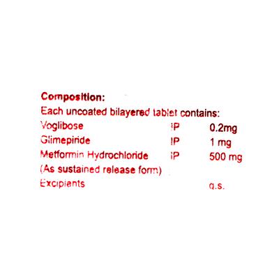 VOLPOST GM 1mg Tablet 10's - Diabetes-Ant