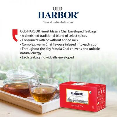 Old Harbor Tea Bags - Masala Tea 25's - Green/Herbal Teas