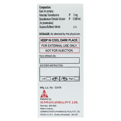 ALGIC Eye Drops 5ml - Eye conditions-Oph