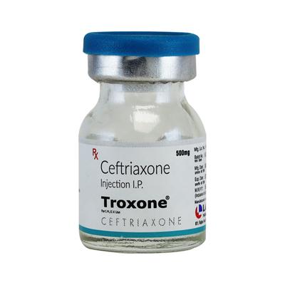 TROXONE 500 Injection 1's - Bacterial Infections-Cep