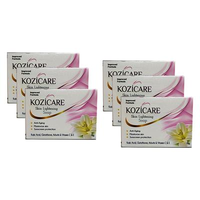 Kozicare Skin Lightening Soap (Pack of 6 x 75 gm) - Soaps