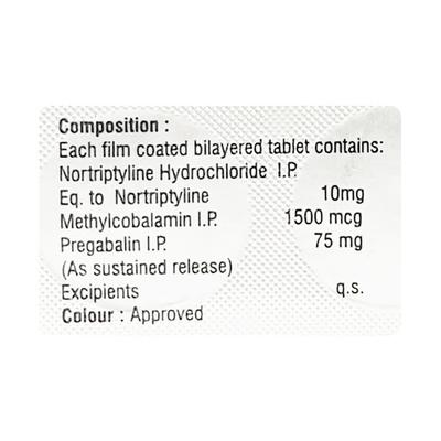 METLIN NT Tablet 15's - Neuropathic Pain-Dru