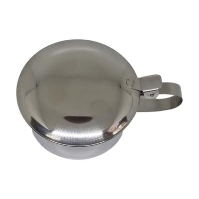 Sahyog Wellness Stainless Steel Slovia Spitting Mug with Lid Sputum Pot with Cover - White (100 ml) 1's - Device - S