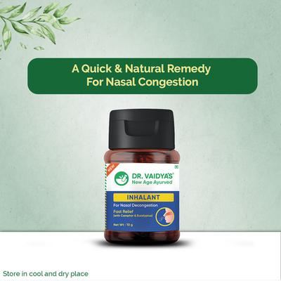 Dr.Vaidya's Inhalant (Pack of 3 x 10 gm) - Cough & Cold (Ayush)