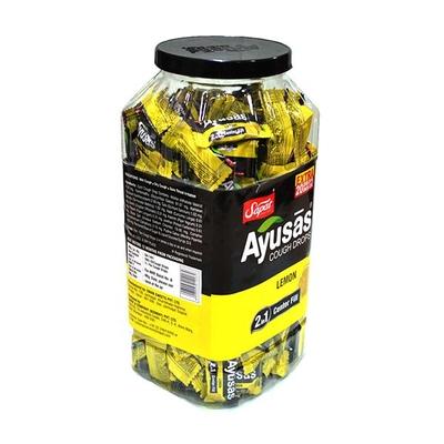 Sapat Ayusas Cough Drops Lozenges - Lemon 200's - Cough & Cold (Ayush)
