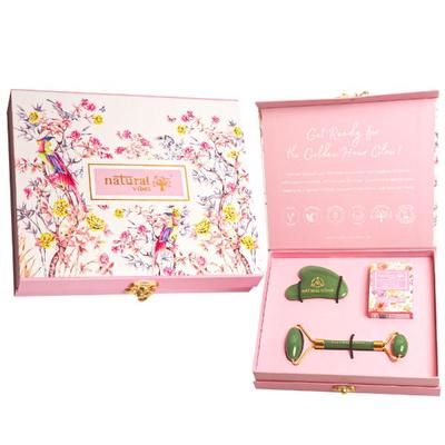 Natural Vibes Glow Getter Gift Set (Jade Face Roller + Jade Gua Sha + Nirvana Flower Face Oil) 1's - Toners