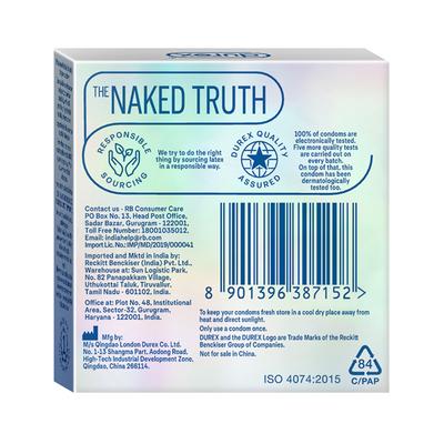 Durex Invisible Super Ultra Thin Condoms for Men 3's - Plain/Flavoured Condoms