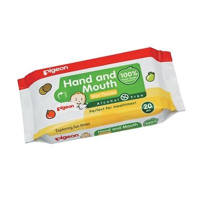 Pigeon Hand and Mouth Wipes 2-in-1 20's - Diapers & Wipes