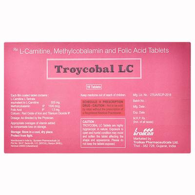 TROYCOBAL LC Tablet 10's - Supplements-Vam