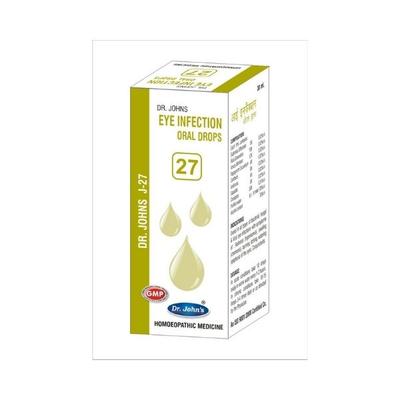 Dr.John's J 27 Eye Infection Oral Drops 30 ml - Homeopathic Drops