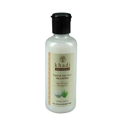 Khadi Shuddha Shampoo - Curd & Aloe Vera 210 ml - Shampoos
