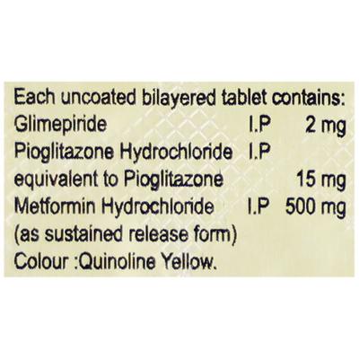 TRIGLUCOBEAT 2mg Tablet 10's - Diabetes-Ant