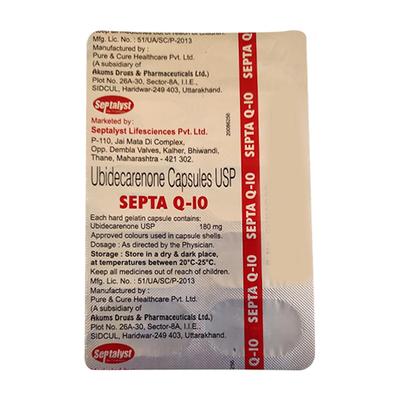 SEPTA Q10 Capsule 10's - Supplements-Sup