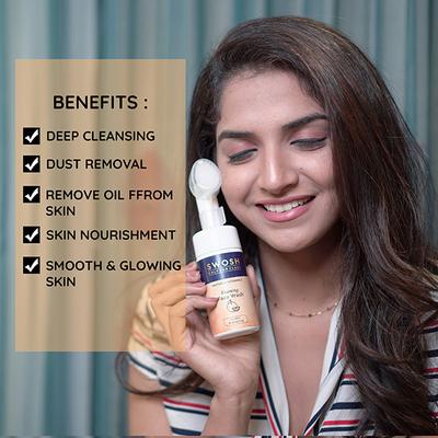 Swosh Combo (Natural Vitamin C Foaming Face Wash 100 ml + Natural Vitamin C Face Serum 30 ml) - Personal Care (Ayush)