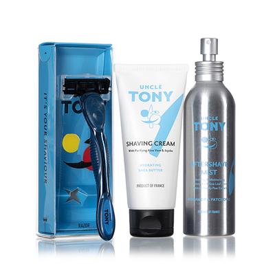 Uncle Tony Shaving Supreme Kit (Blue) 520's - Grooming Kits