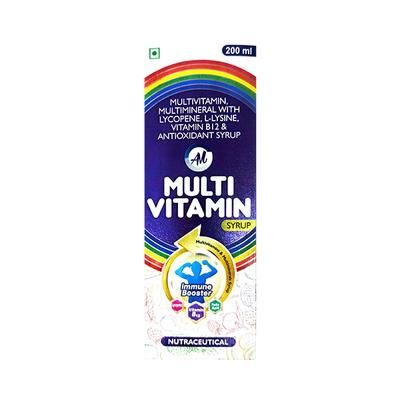 AM MULTIVITAMIN Syrup 200ml - Supplements-Vam