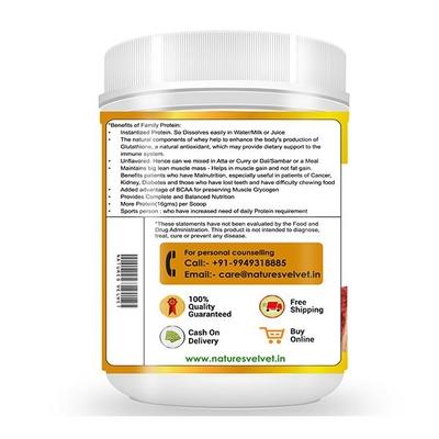 Natures Velvet Family Protein Powder 400 gm - Health Products