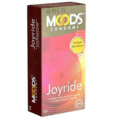 Moods Gold Condoms - Joyride 12's - Plain/Flavoured Condoms