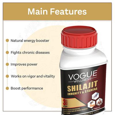Vogue Wellness Shilajit Tablet 60's - Sexual Healthcare