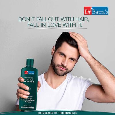 Dr Batra's Hair Fall Control Shampoo 200 ml + Hair Fall Control Oil 200 ml - Hair Treatment