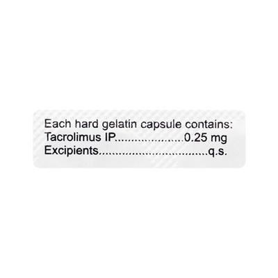 TACROCORD 0.25mg Capsule 10's - Auto Immune Disease-Imm