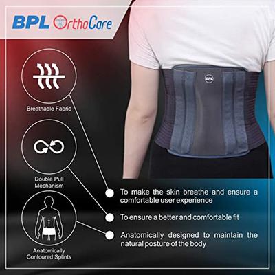 BPL OrthoCare Contoured Lumbar Support (L) - Back/Abdomen Supports
