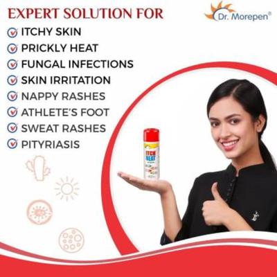 Dr. Morepen Itch Beat Antifungal Dusting Powder 100 gm - Talcum Powders